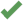 green tick